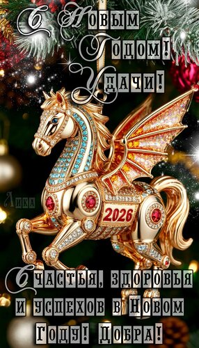 Открытка Новый год