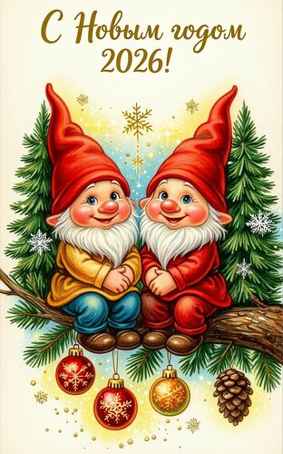 Открытка Новый Год