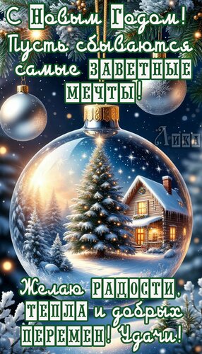 Открытка Новый Год