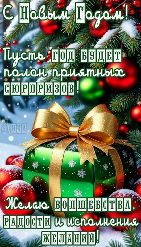 Открытка Новый Год