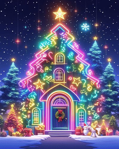 Анимированная открытка С Новым годом!