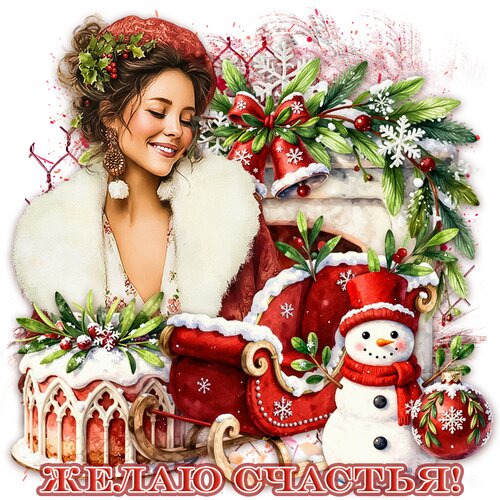 Открытка Желаю счастья!