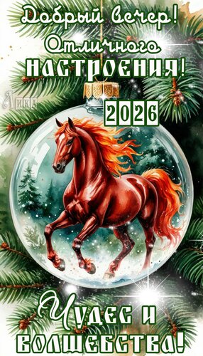 Открытка Добрый вечер