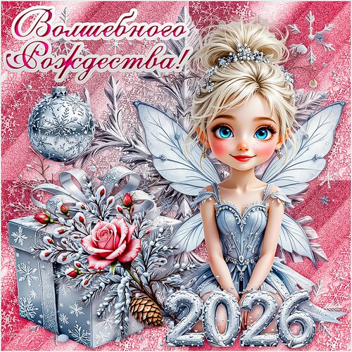 Открытка Волшебного Рождества!