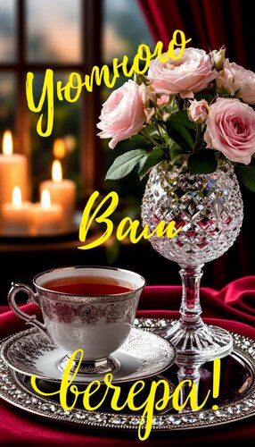 Открытка Уютного Вам вечера!