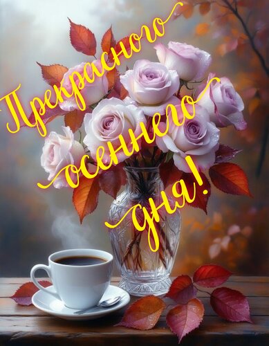 Открытка Прекрасеого осеннего дня!