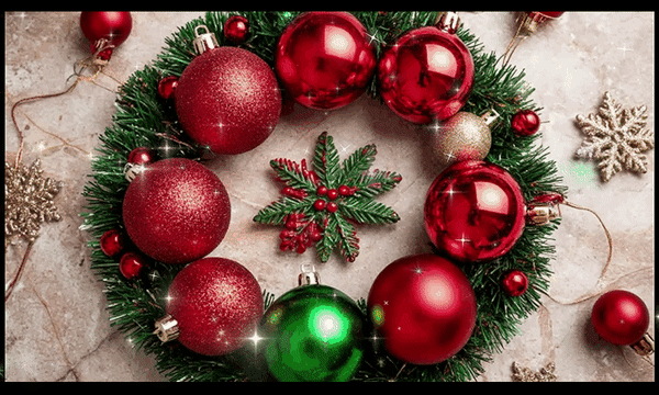 Анимированная открытка С Рождеством Христовым!