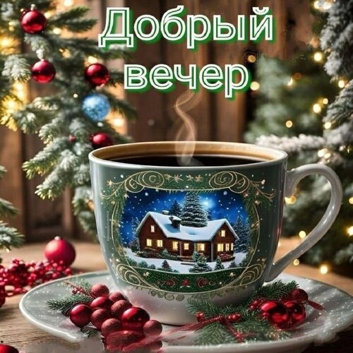 Открытка Добрый вечер