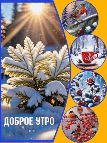Анимированная открытка Доброе утро!