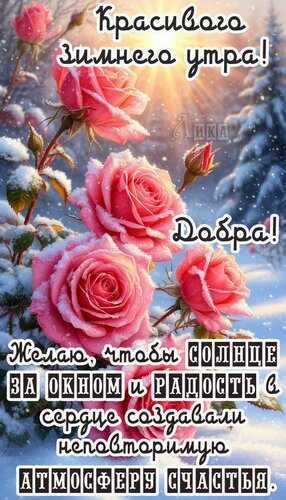 Открытка Доброе утро