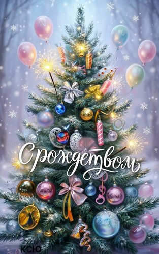 Открытка С Рождеством