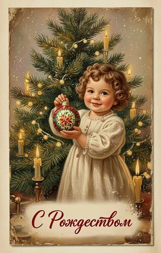 Открытка С Рождеством