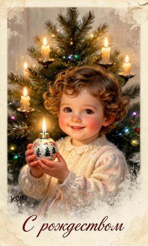 Открытка С Рождеством