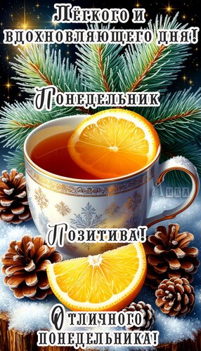 Открытка Понедельник