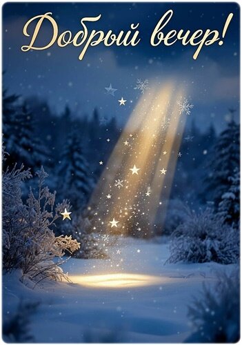 Открытка Добрый вечер!