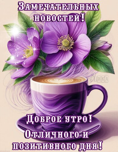 Открытка Доброе утро