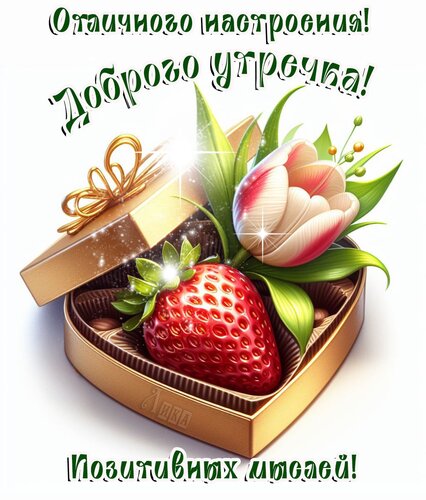 Открытка Доброе утро