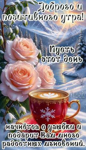 Открытка Доброе утро