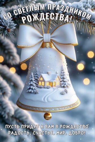 Открытка СО СВЕТЛЫМ ПРАЗДНИКОМ РОЖДЕСТВА! ПУСТЬ ПРИДУТ К ВАМ В РОЖДЕСТВО РАДОСТЬ, СЧАСТЬЕ, МИР, ДОБРО!