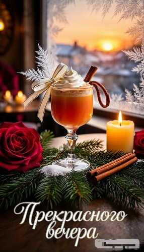 Открытка Прекрасного вечера
