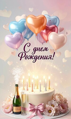 Открытка С днем рождения!
