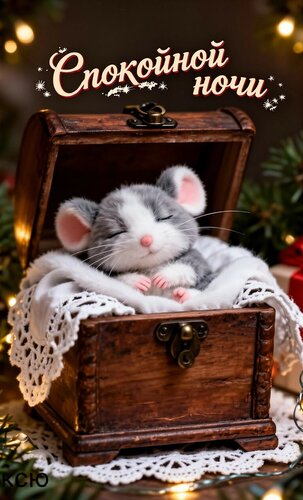 Открытка Спокойной ночи