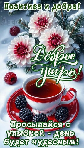 Открытка Доброе утро