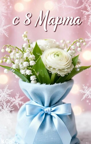 Открытка С 8 марта