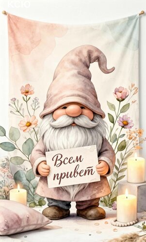 Открытка Всем привет