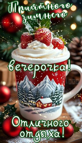 Открытка Добрый вечер