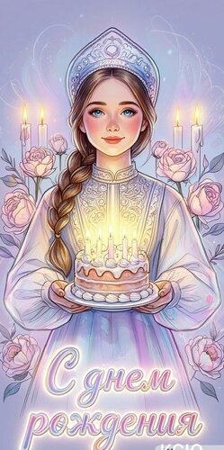 Открытка С днём рождения