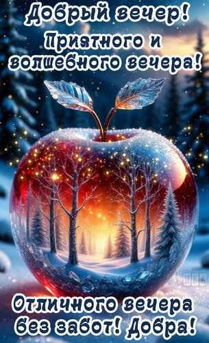 Открытка Добрый вечер