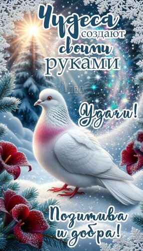 Открытка Чудеса создают своими руками
