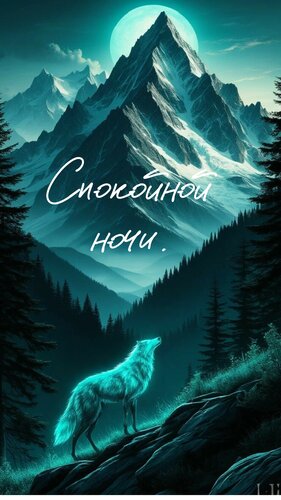 Открытка Спокойной ночи