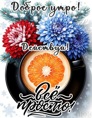 Открытка Доброе утро