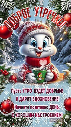 Открытка Доброе утро
