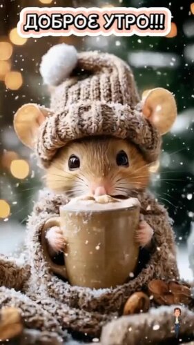 Открытка доброе зимнее утро