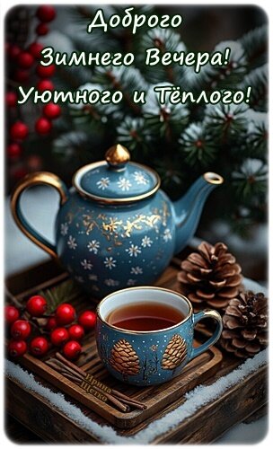 Открытка ДОБРЫЙ ВЕЧЕР!