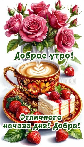 Открытка Доброе утро