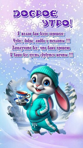 Открытка доброе утро