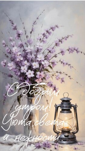 Открытка С добрым утром. Уюта, света и нежности