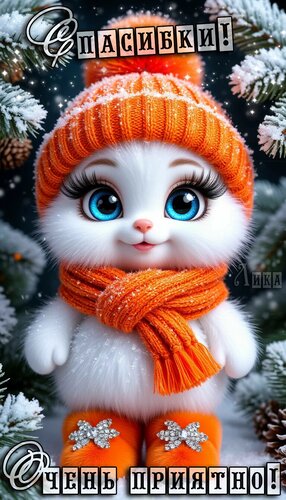 Открытка Спасибо