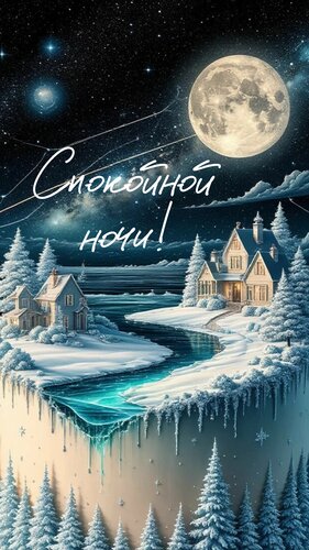 Открытка Спокойной ночи