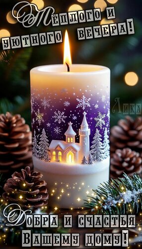 Открытка Добрый вечер