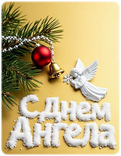 Открытка С ДНЕМ АНГЕЛА!