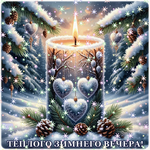 Анимированная открытка Добрый вечер!