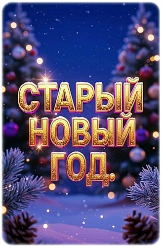Открытка СТАРЫЙ НОВЫЙ ГОД