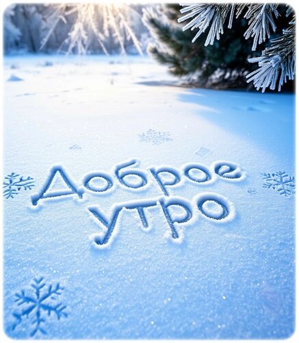 Открытка ДОБРОЕ УТРО!