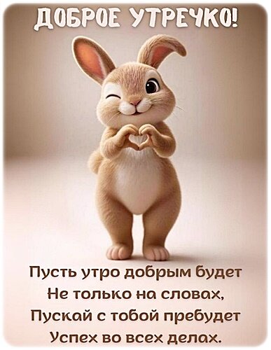 Открытка ДОБРОЕ УТРО!