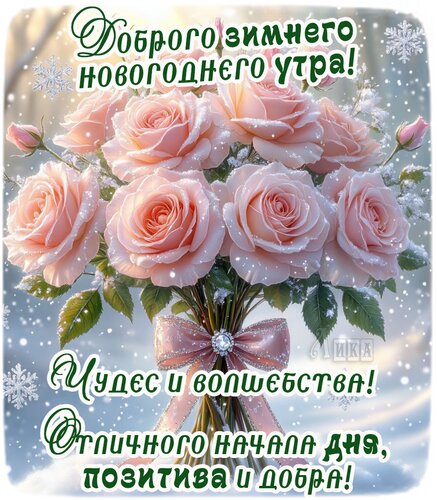 Открытка Добро утро